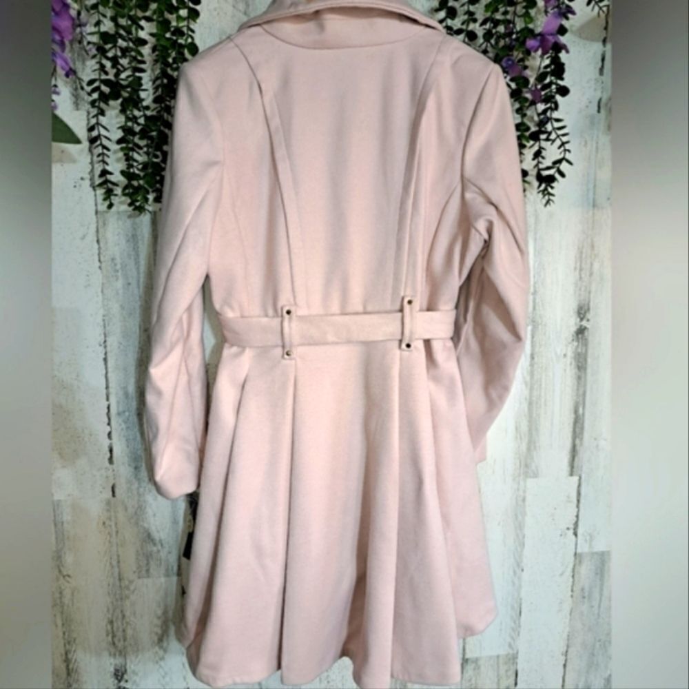 Steve Madden Madden Girl High Low PeaCoat - Picture 3 of 12